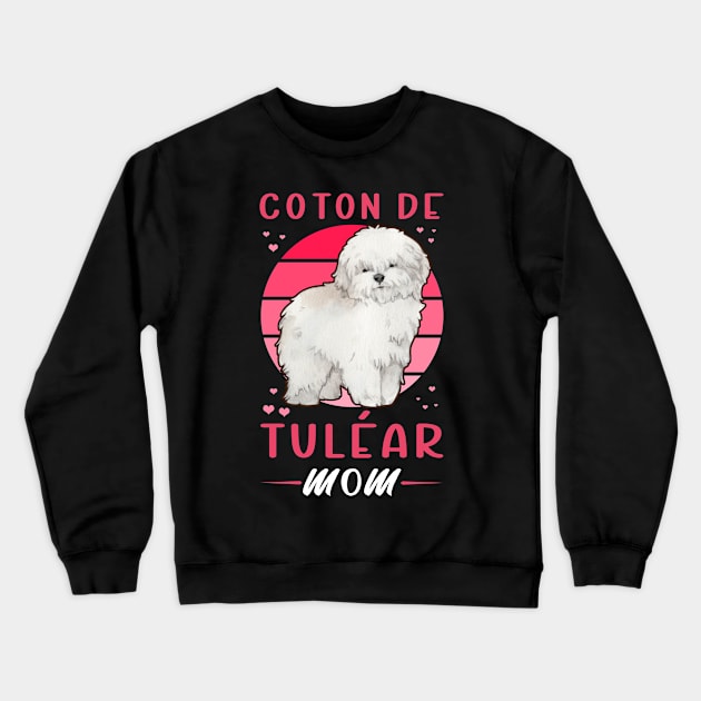 Coton de Tuléar Mom | Dog Owner Crewneck Sweatshirt by Streetwear KKS